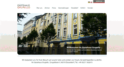 Desktop Screenshot of gaestehaus-grupello.de